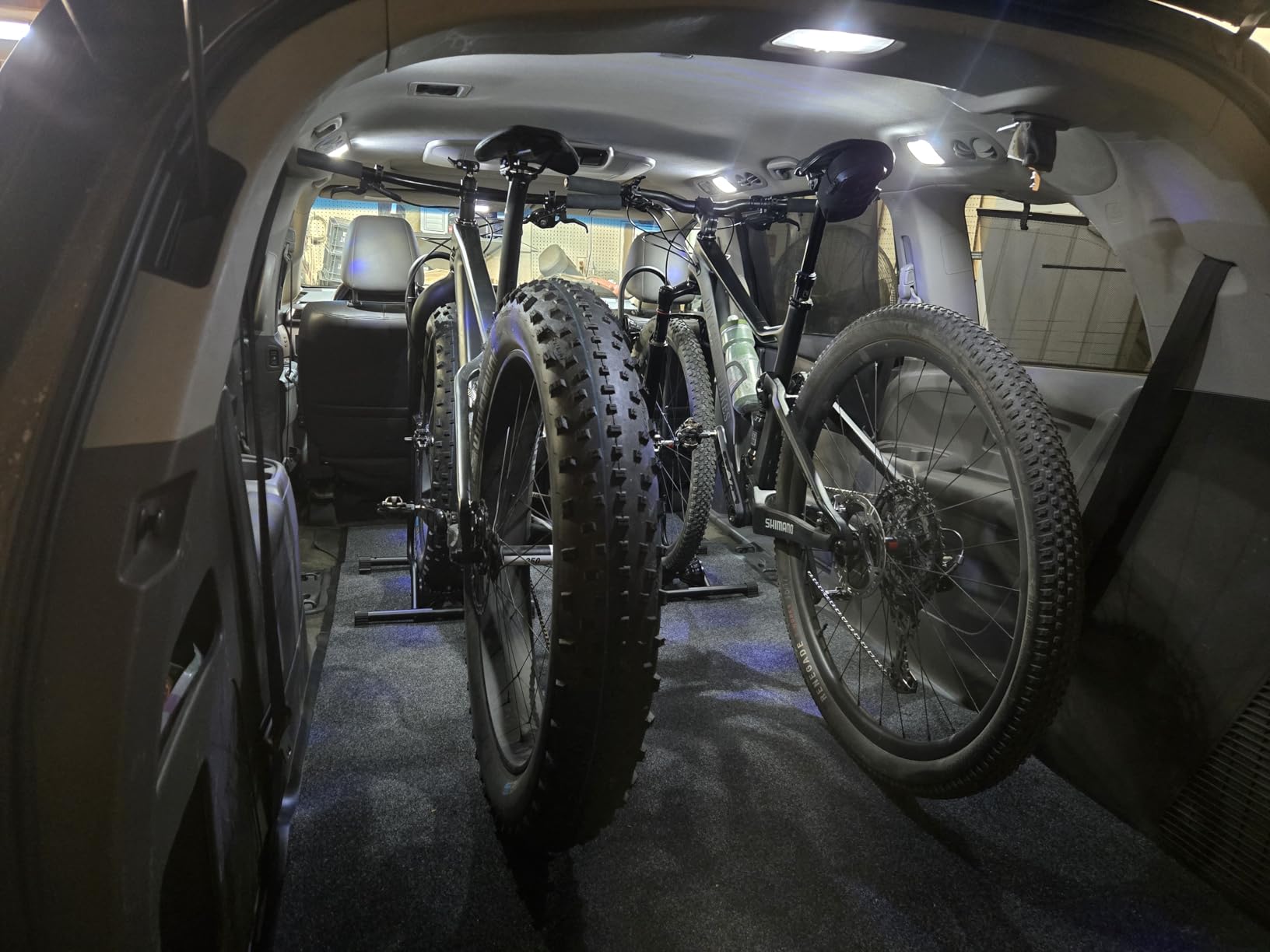 'BikeHand Bike Floor Stand Parking Rack Stand - for 24''-29'' Mountain MTB & Road Bikes Bicycles Indoor Outdoor Garage Storage' customer photo 1