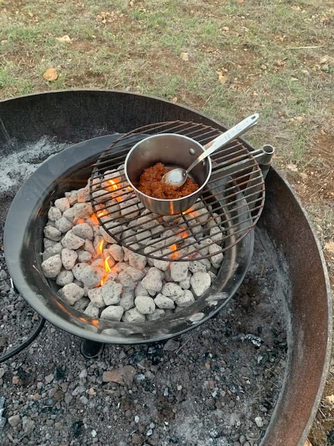 Outland Living Firebowl Smokeless Fire Pit, Round Outdoor Portable Propane Gas Fire Pit with UV and Weather Resistant Durable Cover, 24-Inch Diameter 58,000 BTU, Black, 883 Mega, For Outside Use customer photo 2