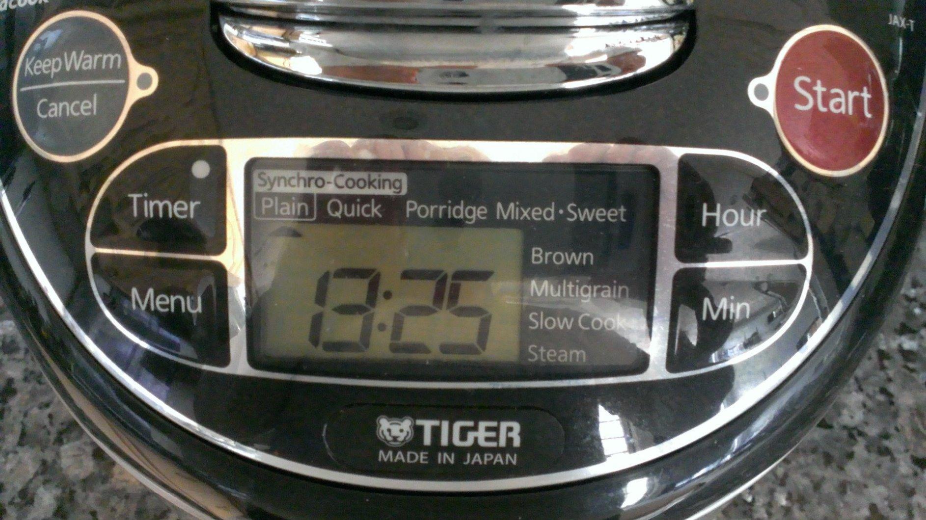 Tiger Jax T18u K 10 Cup Micom Rice Cooker (Stainless Steel) | Food steamer, slow-cook function customer photo 1