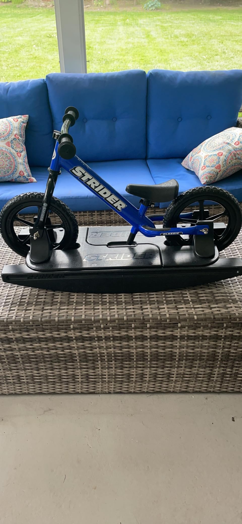 Strider 12” Classic Bike - No Pedal Balance Bicycle for Kids 1 to 3 Years - Includes Built-In Footrest, Handlebar Grips & Flat-Free Tires customer photo 1