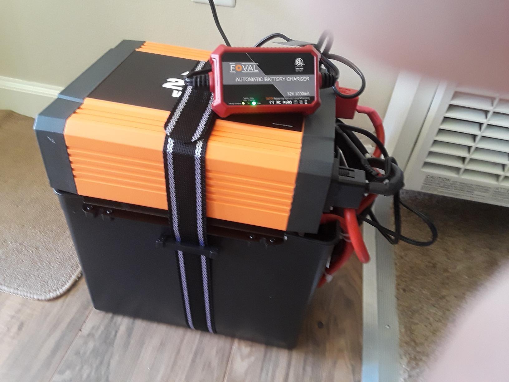 ExpertPower EXP33-12V 33Ah SLA AGM Battery for Solar Energy Storage, UPS, Trailer, Security System, Mobility Scooter, Small Marine Battery Backup, Rechargeable 12V Batteries Lead Acid, M6 customer photo 1