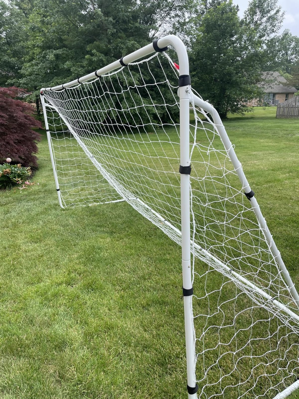 ZENY Soccer Goal 6x4/ 12x6/ 18x7/ 24x8 ft Steel Frame Soccer Training Goal customer photo 2