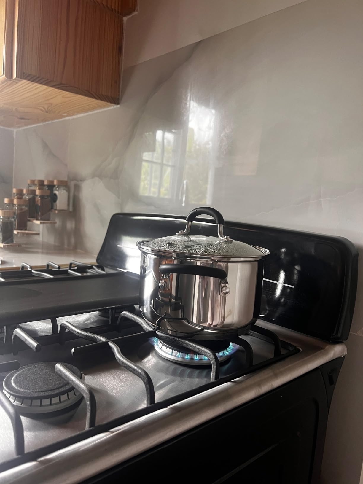 Cook N Home Professional Stainless Steel Cookware Set, 10-Piece customer photo 2