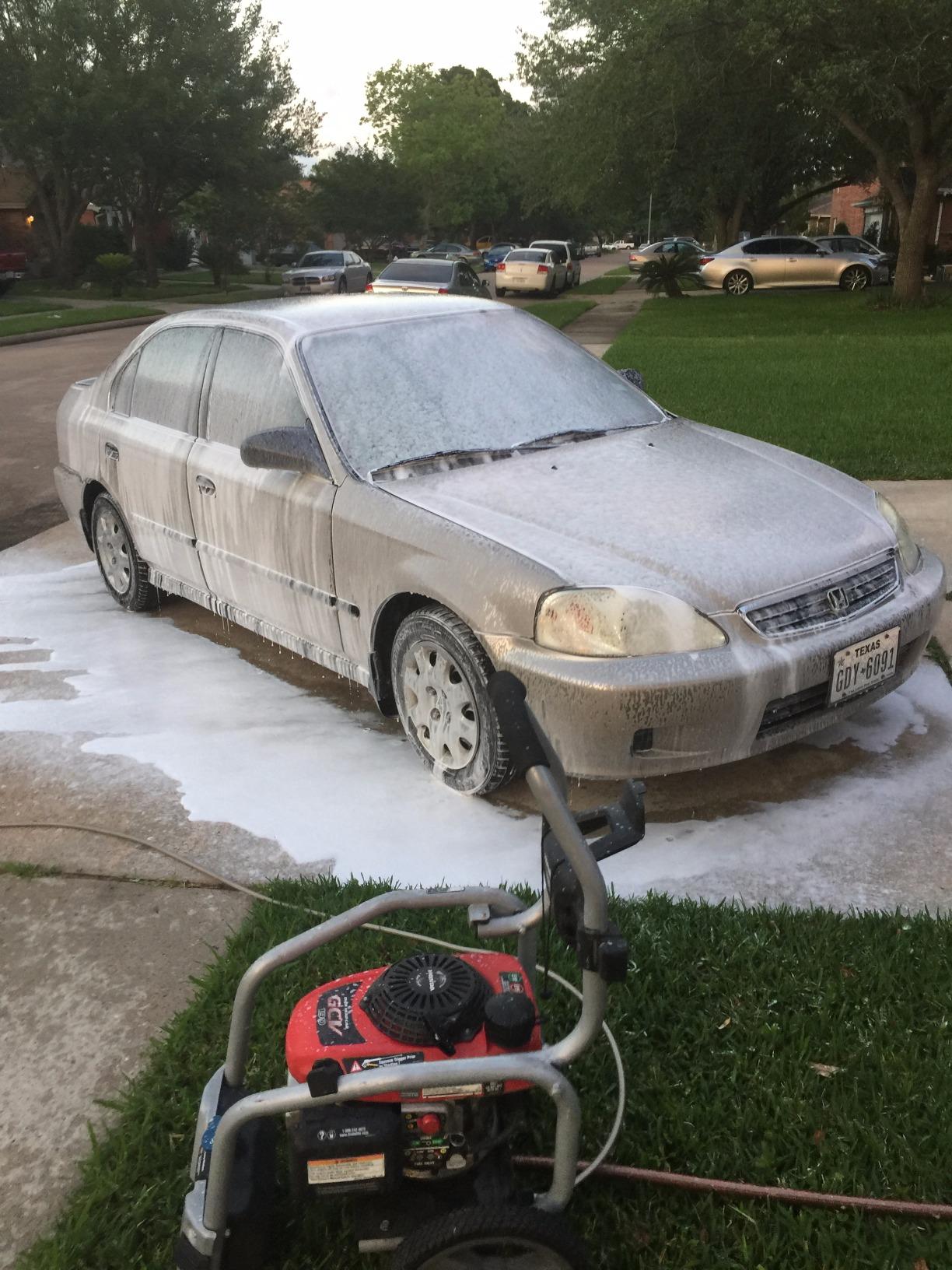 DUSICHIN SFL-001 Foam Cannon Snow Foam Lance Pressure Washer Jet Wash Quick Release Adjustable Nozzle 1/4 Inch Male Fitting Foam Dispenser customer photo 2
