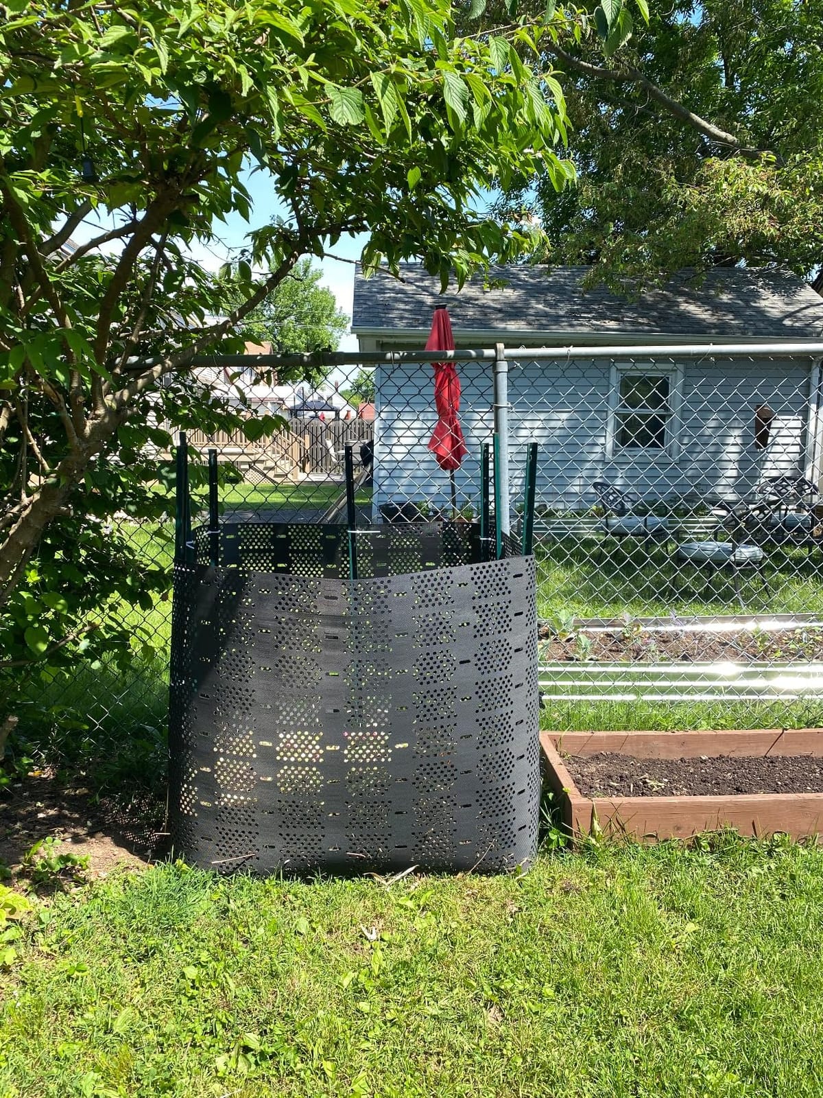 Geobin Compost Bin - 246 Gallon, Expandable, Easy Assembly, Made in the USA, Outdoor & Backyard Composter customer photo 1