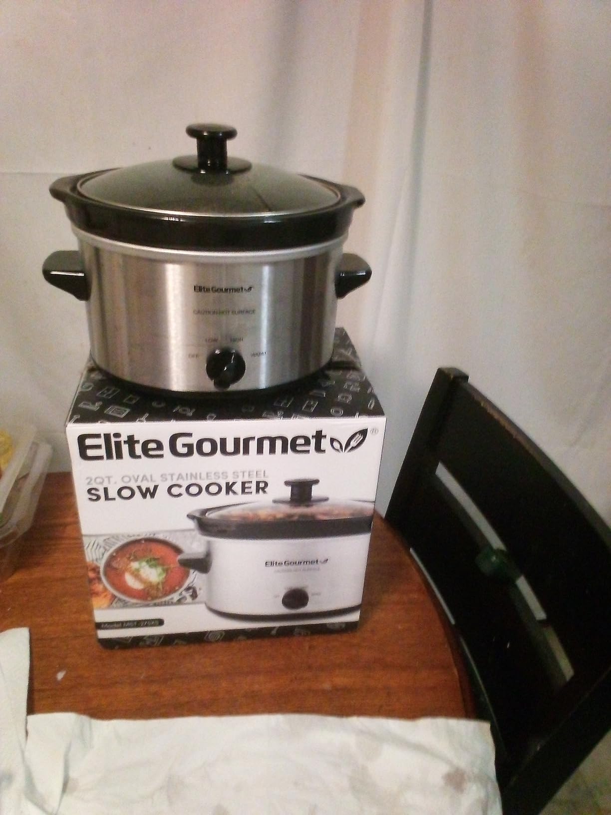 Maxi-Matic MST-275XS Electric Oval Slow Cooker, 2 Qt, Stainless Steel customer photo 2