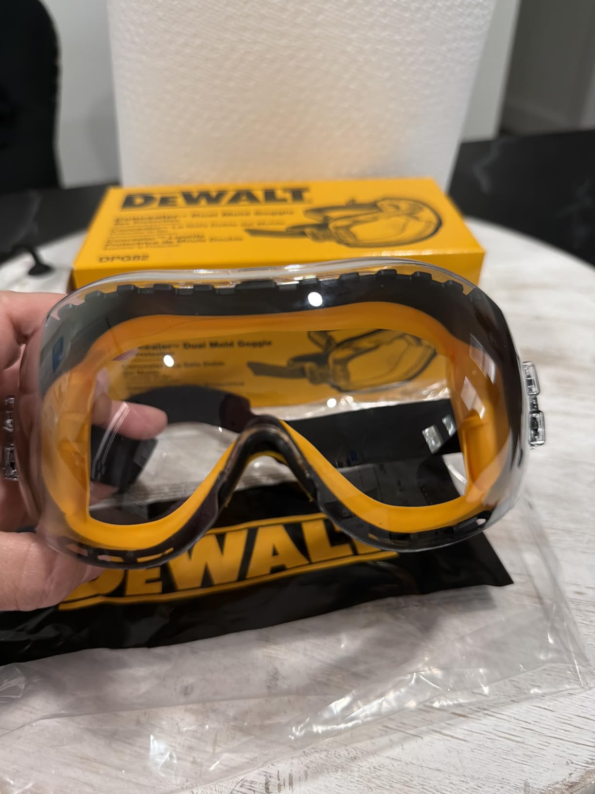 Dewalt DPG82 Concealer Anti-Fog Dual Mold Safety Goggle - 1 Pair customer photo 1