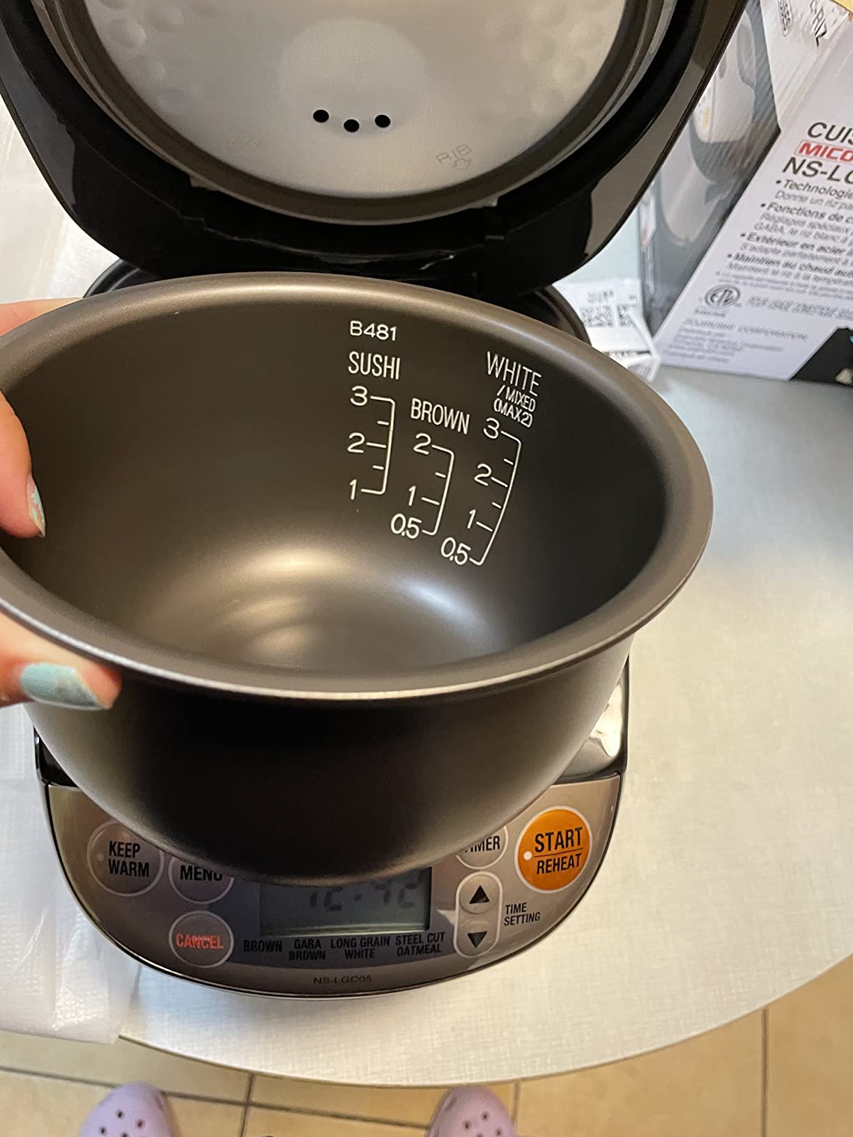 Zojirushi Micom 3-Cup Compact Size, Multiple Settings, Stainless Steel Made, Built-In Retractable Power Cord and Easy to Transport Rice Cooker and Warmer customer photo 2