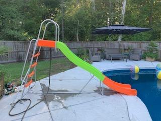 PLATPORTS Extra Large 10 Ft Water Slide for Kids, Indoor & Outdoor – Freestanding Wave Slide Converts to Water Slide via Hose Connector, Hose Clamps Included, Backyard Lawn Summer Fun, Ages 3 to 10 customer photo 2