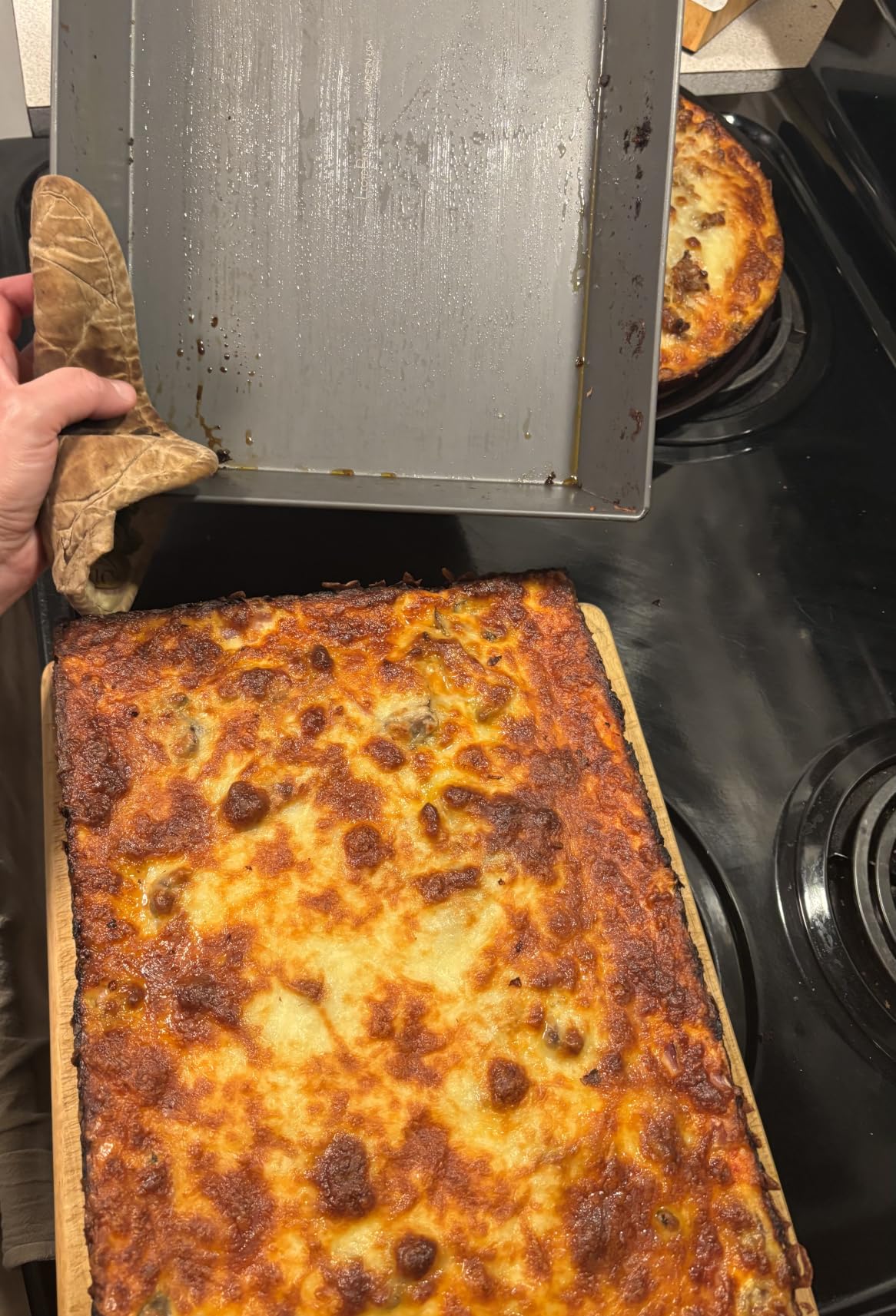 Lloyd Pans Detroit Style Pizza Pan 10 by 14 by 2.5 Inch -PSTK customer photo 2