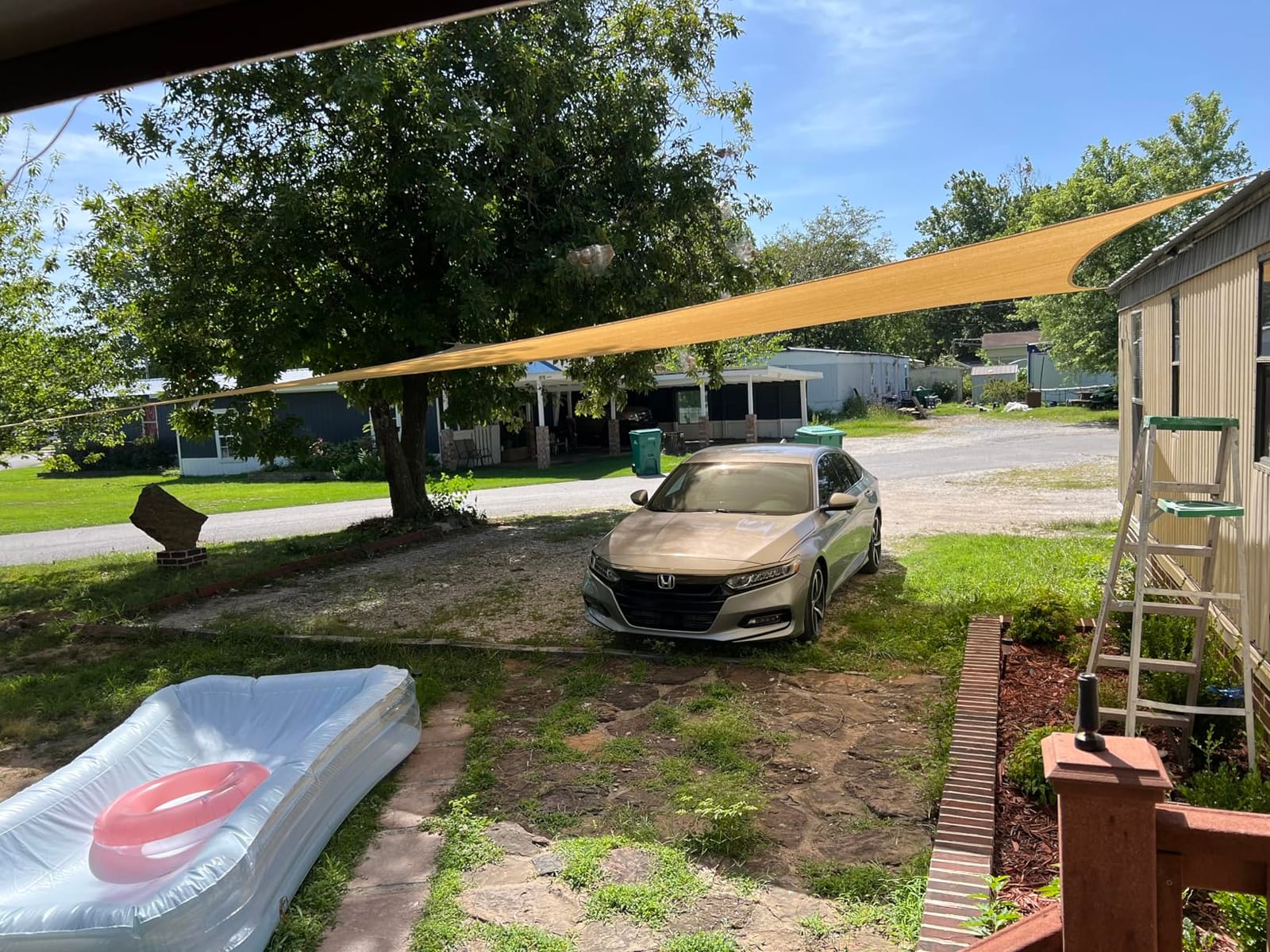 Shade&Beyond 16'X16'X16' Sun Shade Sail Sand Triangle customer photo 2