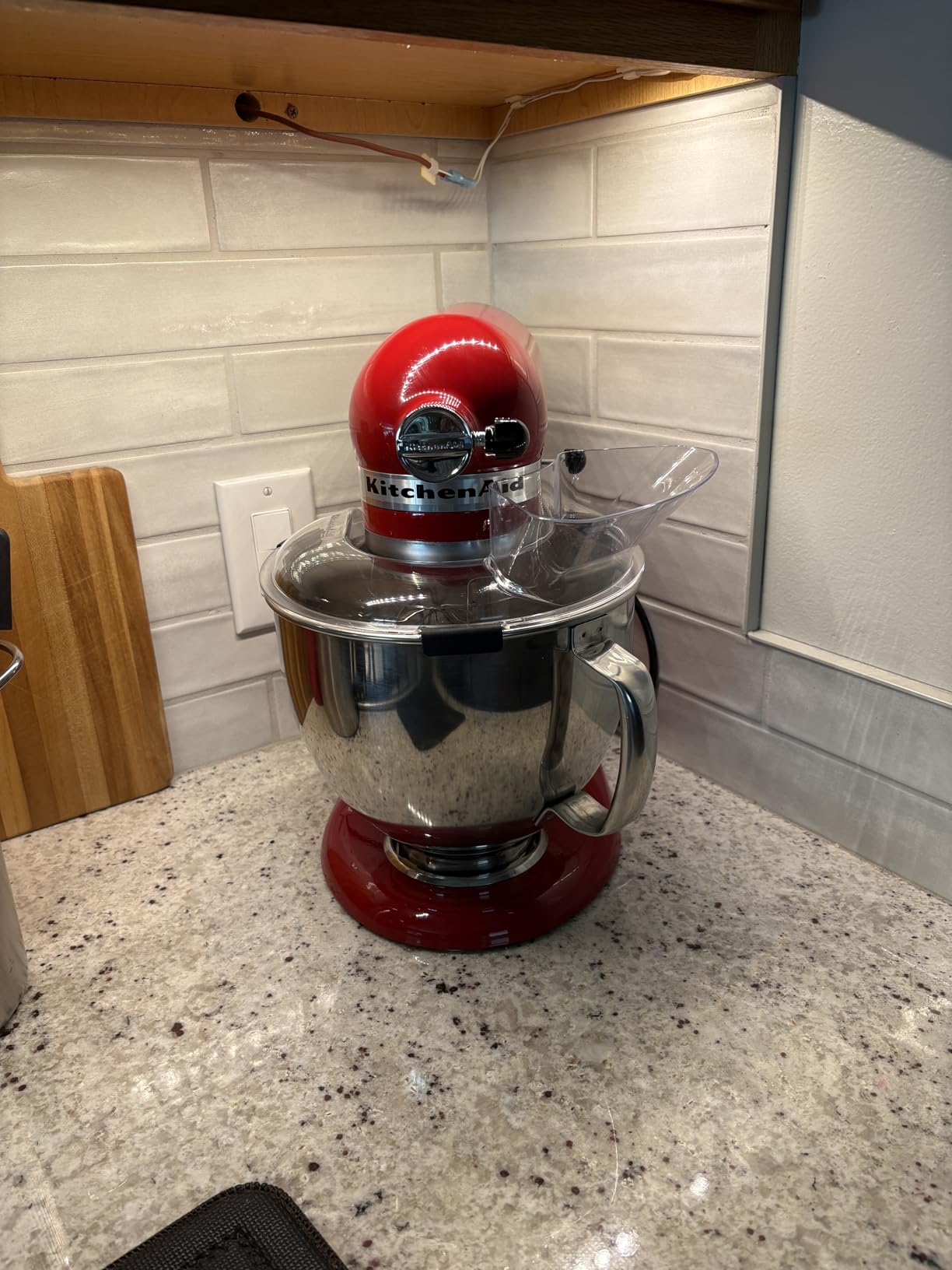 KitchenAid Artisan 5-Qt Tilt Head Stand Mixer, KSM150PS, Black Matte customer photo 1
