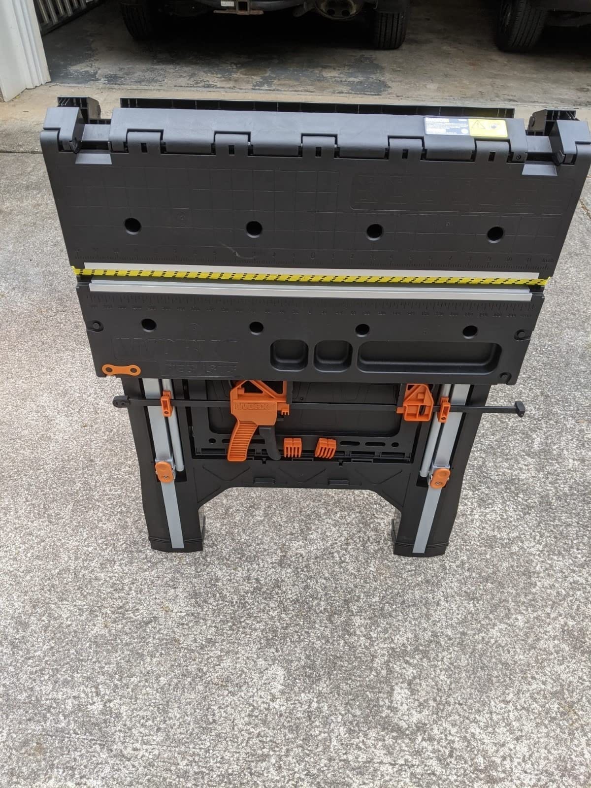 WORX Portable Folding Workbench, 2-in-1 Pegasus Table & Sawhorse, WX051 customer photo 1