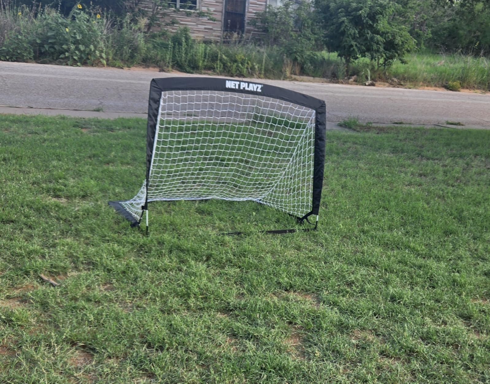 NET PLAYZ 4ftx3ft Easy Fold-Up Portable Training Soccer Goal, 36