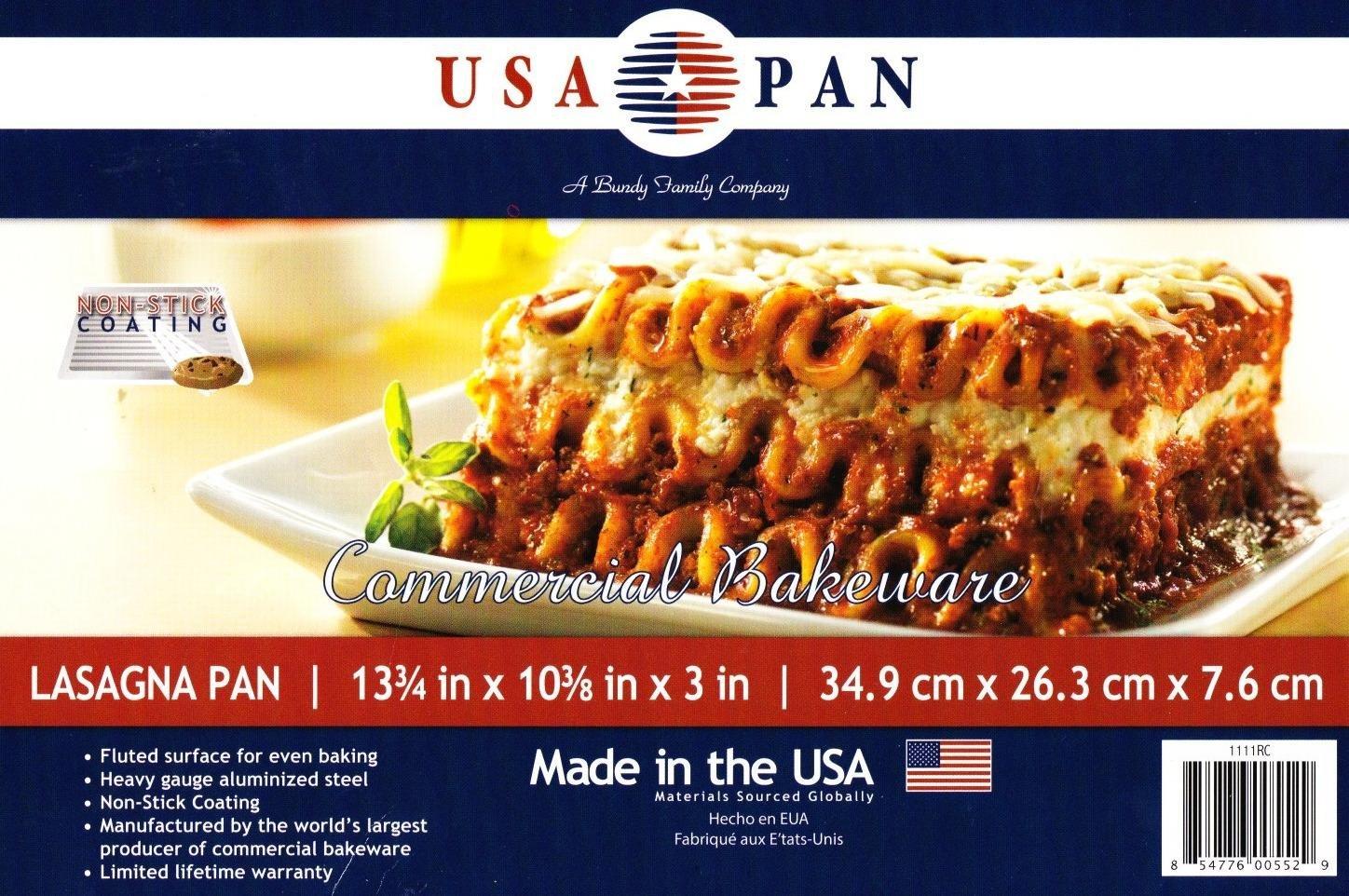 USA Pan Nonstick Roasting and Deep Lasagna Pan, 16 x 10.3-Inch customer photo 2
