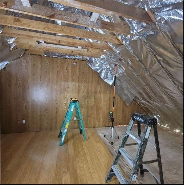 1000 sqft Diamond Radiant Barrier Solar Attic Foil Reflective Insulation 4x250 by AES customer photo 1