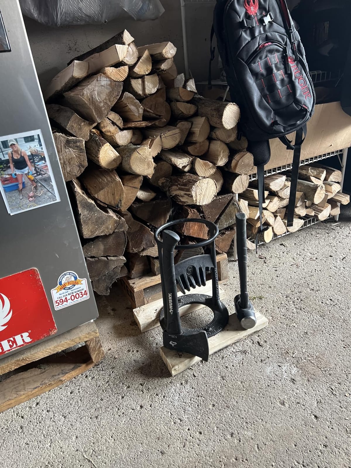 Kindling Cracker Original Firewood Kindling Splitter, 6.5in. Opening customer photo 1