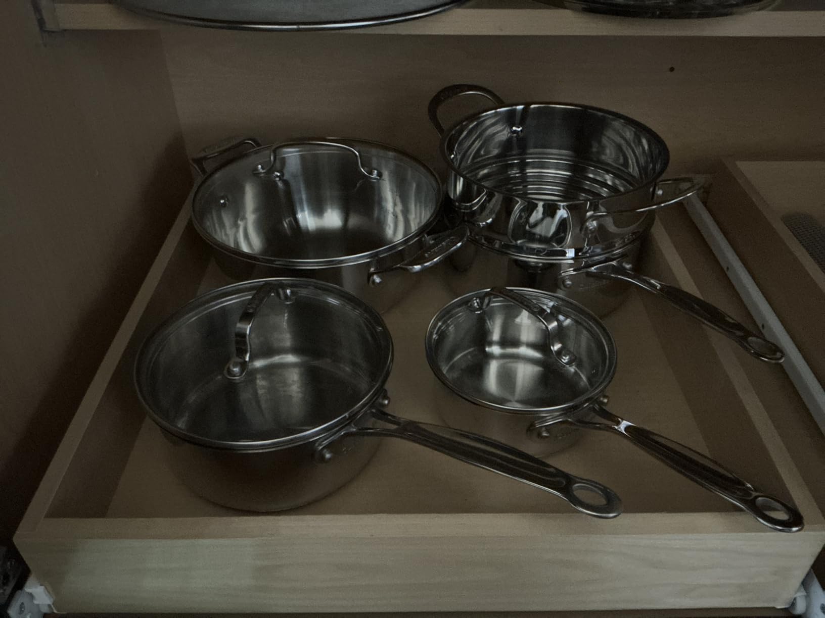 Cuisinart 17-Piece Stainless Steel Cookware Set, Chef's Classic Steel Collection with Pure Aluminum Core for Quick and Even Heat, Cool Grip Handles, Dishwasher Safe, 77-17N customer photo 2