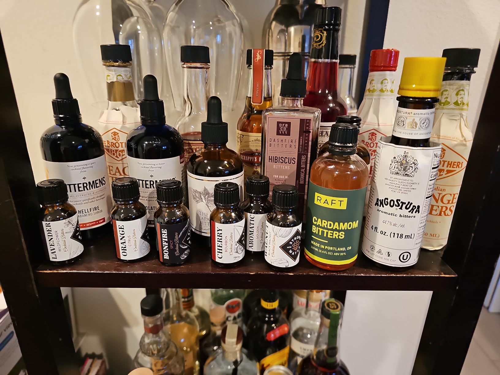 Strongwater Cocktail Bitters Sampler Set - 4 Flavors, Makes 32 Cocktails - Orange, Walnut, Cherry and Aromatic Bitters in .5oz Bottles customer photo 1
