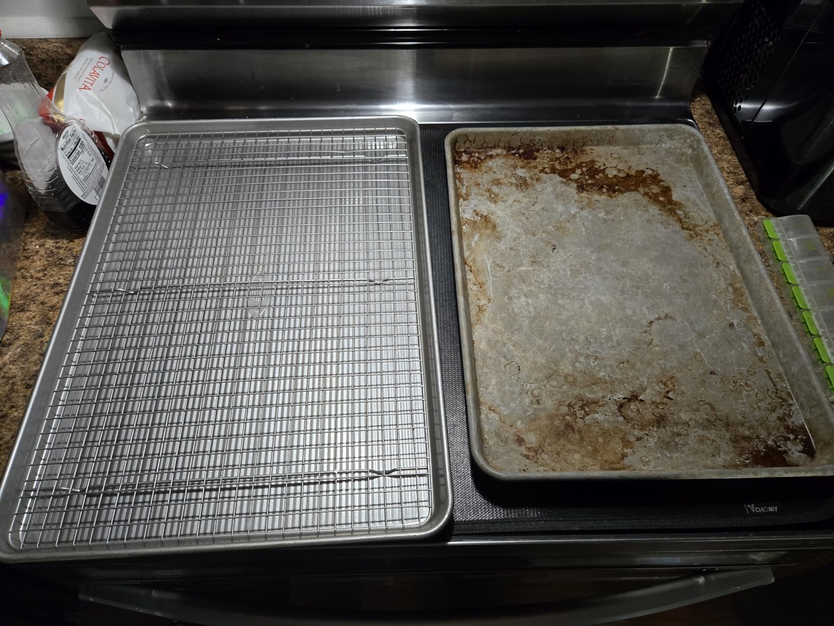 USA Pan 1607CR Bakeware Extra Large Sheet Baking Pan and Bakeable Nonstick Cooling Rack Set, XL, Metal customer photo 1