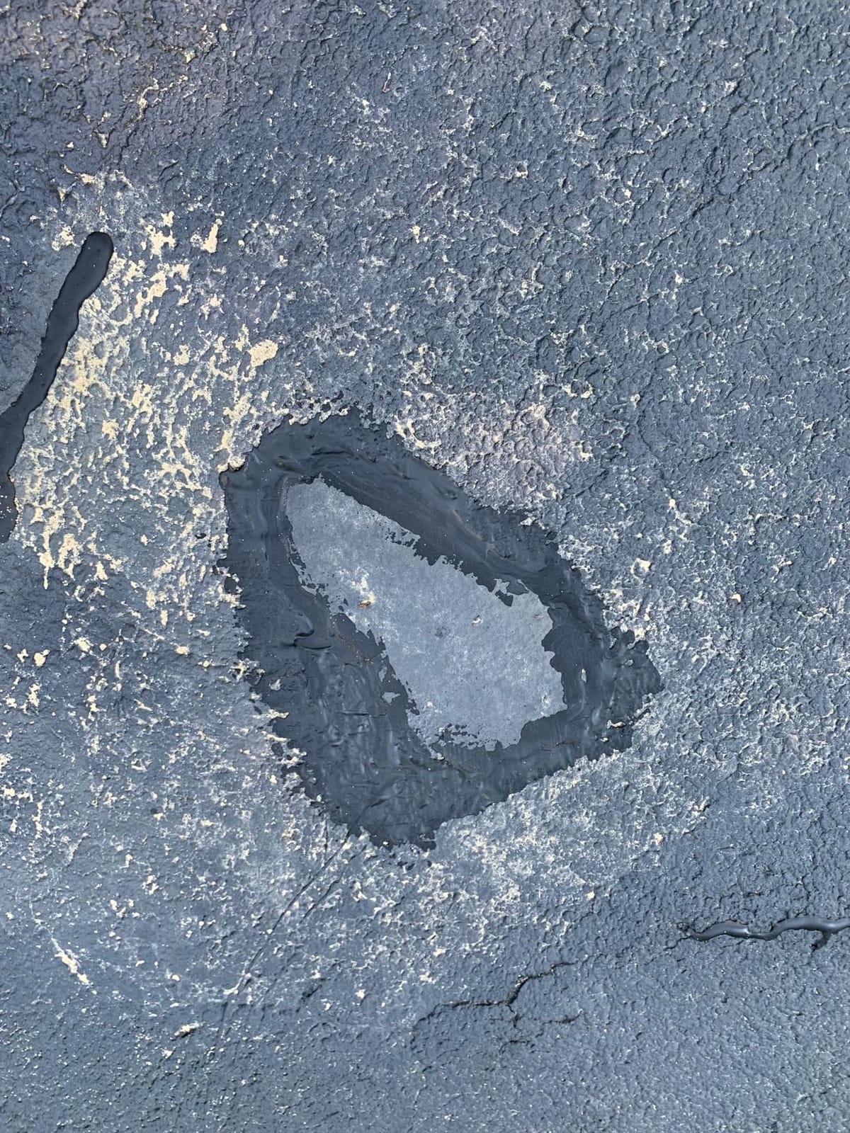 Bluestar Flexible Asphalt Crack Filler, DIY - No Special Tools Needed, Fill Cracks in Asphalt Driveways and Parking Lots. 16 fl. oz. Bottle. customer photo 2