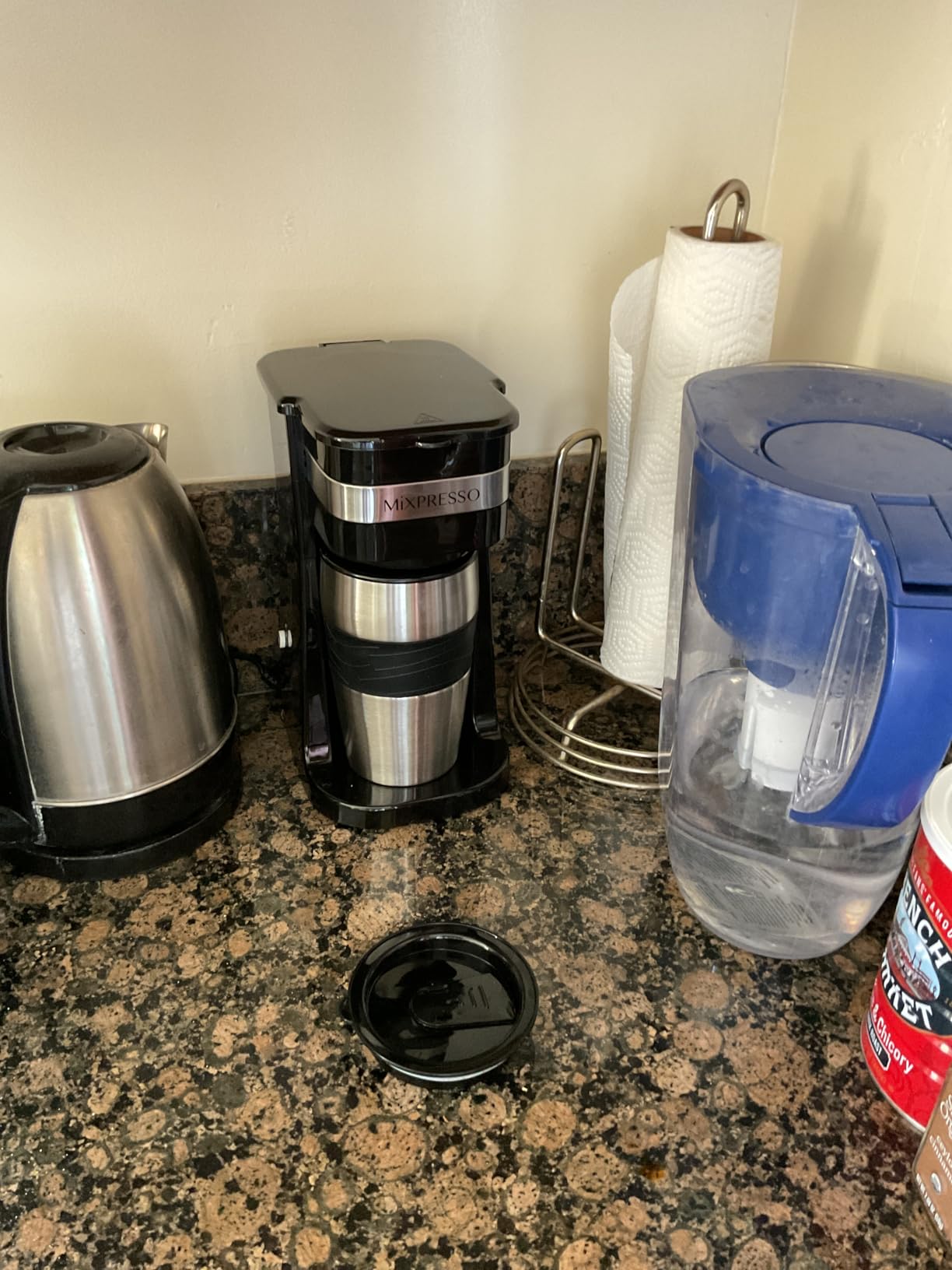 Mixpresso Single Serve & Single Cup Coffee Maker with 14oz Travel Mug Black customer photo 2