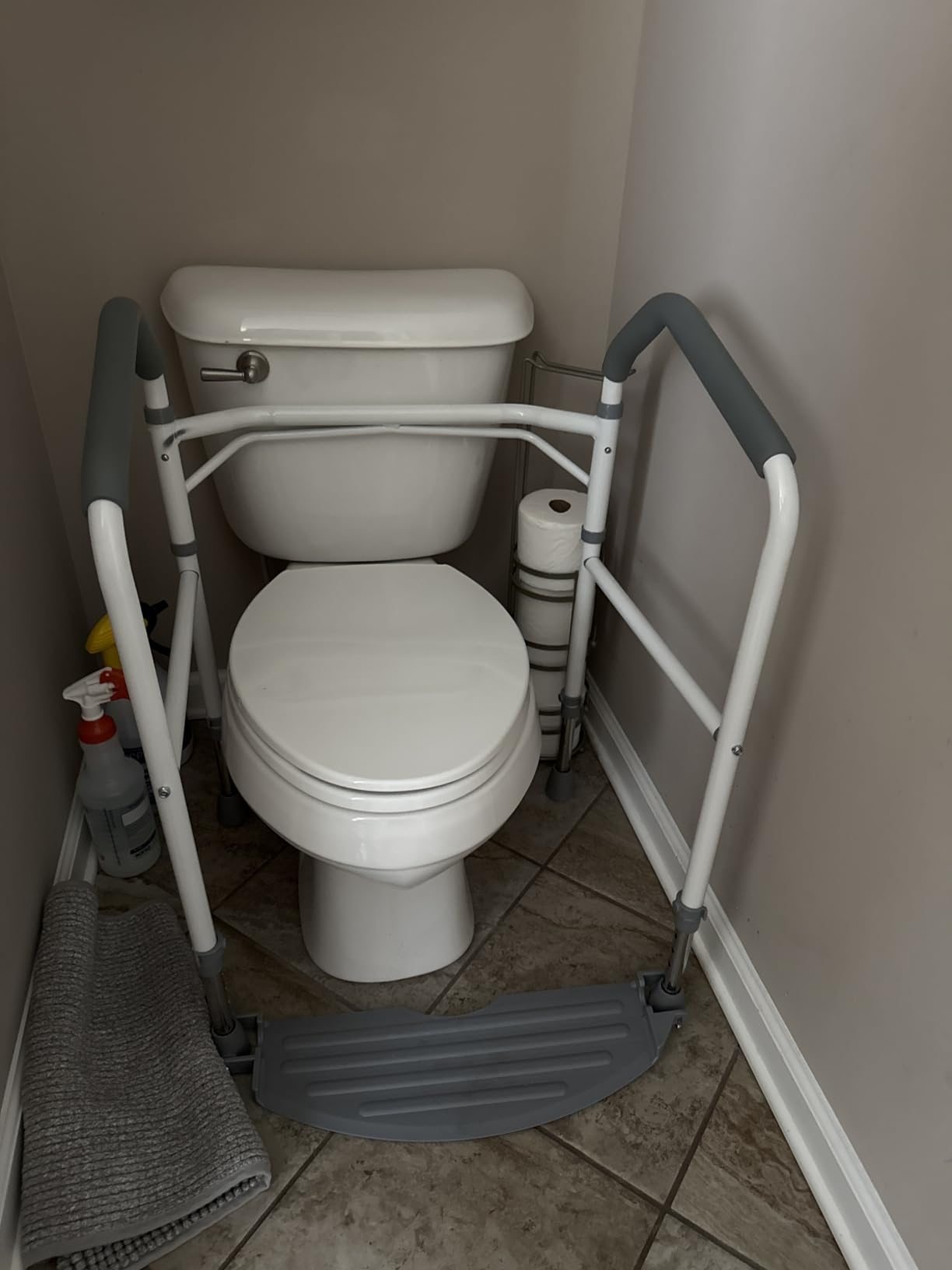 RMS Toilet Safety Frame & Rail - Foldable, Portable Bathroom Toilet Rail customer photo 2