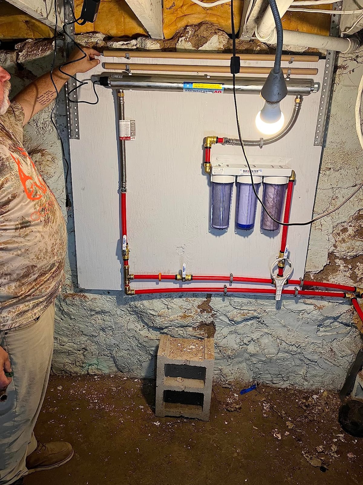 Max Water Whole House Water Filter System 3 Stage 10