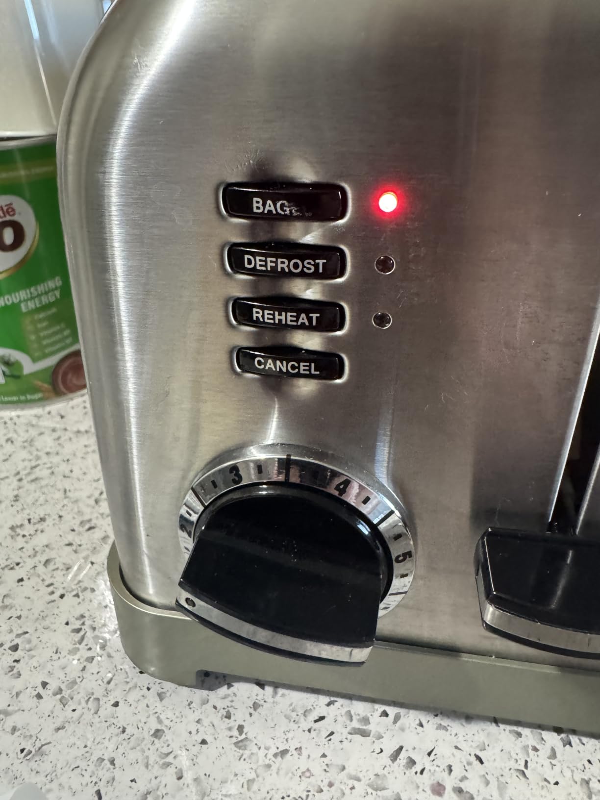 Cuisinart Toaster, Defrost & Reheat, Stainless Steel, 4 Extra-Wide Slots | Cuisinart 4 slice toaster with 2 control panels, 6 browning settings & a crumb tray for bagels, bread, etc., CPT-180BKSP1 customer photo 2