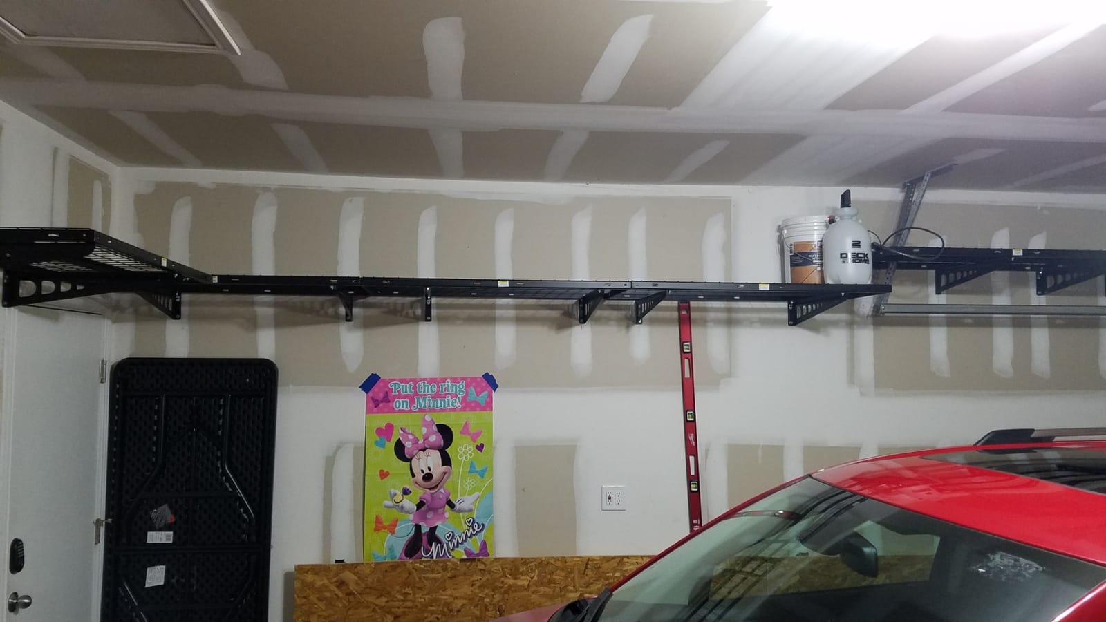 FLEXIMOUNTS 2 Pack 2x4ft Corner Wall Shelving Garage Storage Rack, Black customer photo 1