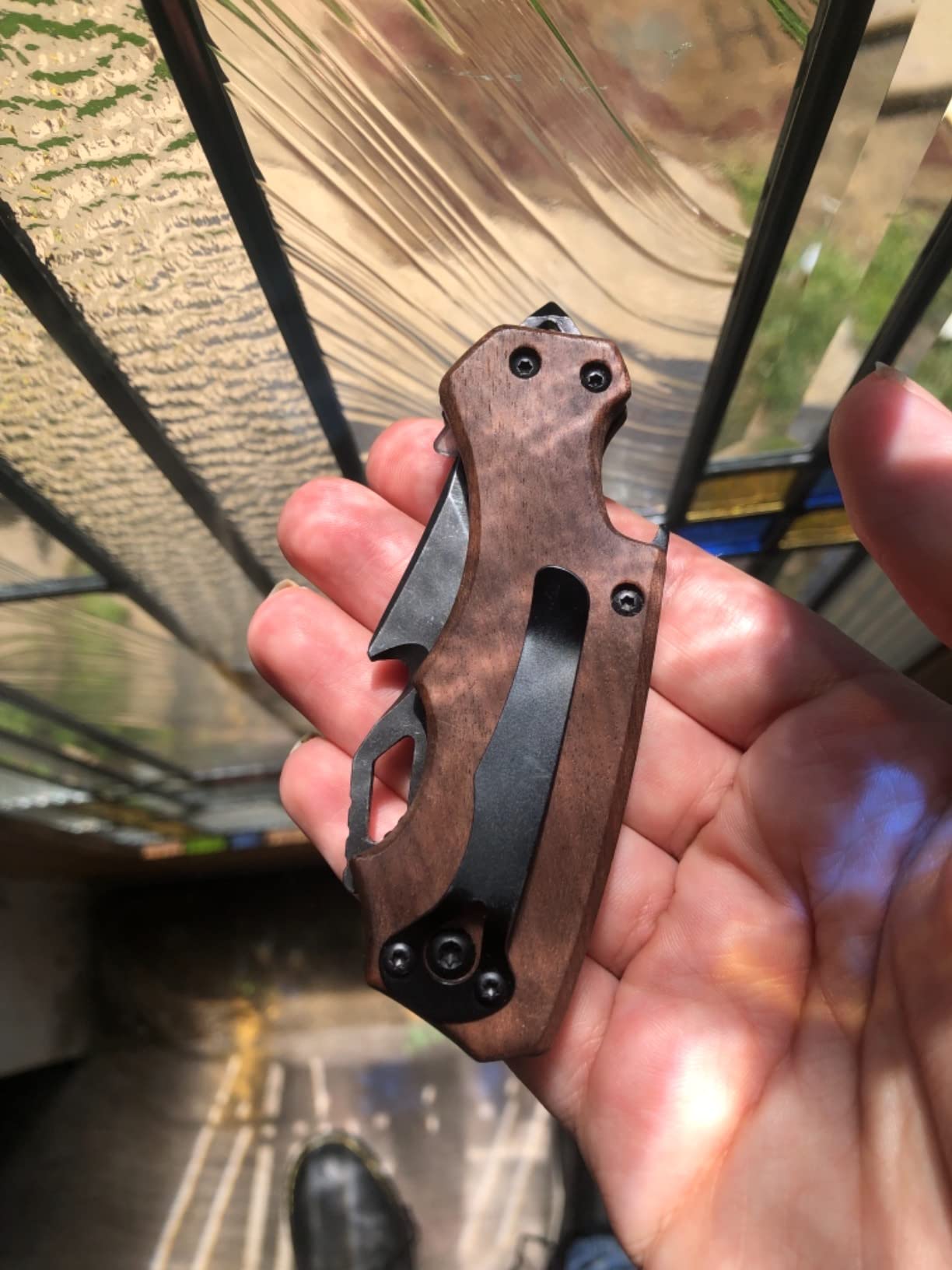 Mossy Oak Mini Folding Pocket Knife with G10 Handle, Black | 2.5