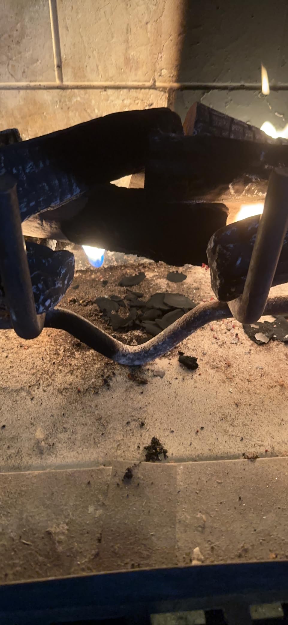 Skyflame 8 Small Piece Set of Ceramic Wood Logs for Fireplaces Fire Pits, Smokeless, Indoor Gas Inserts, Ventless & Vent Free customer photo 1