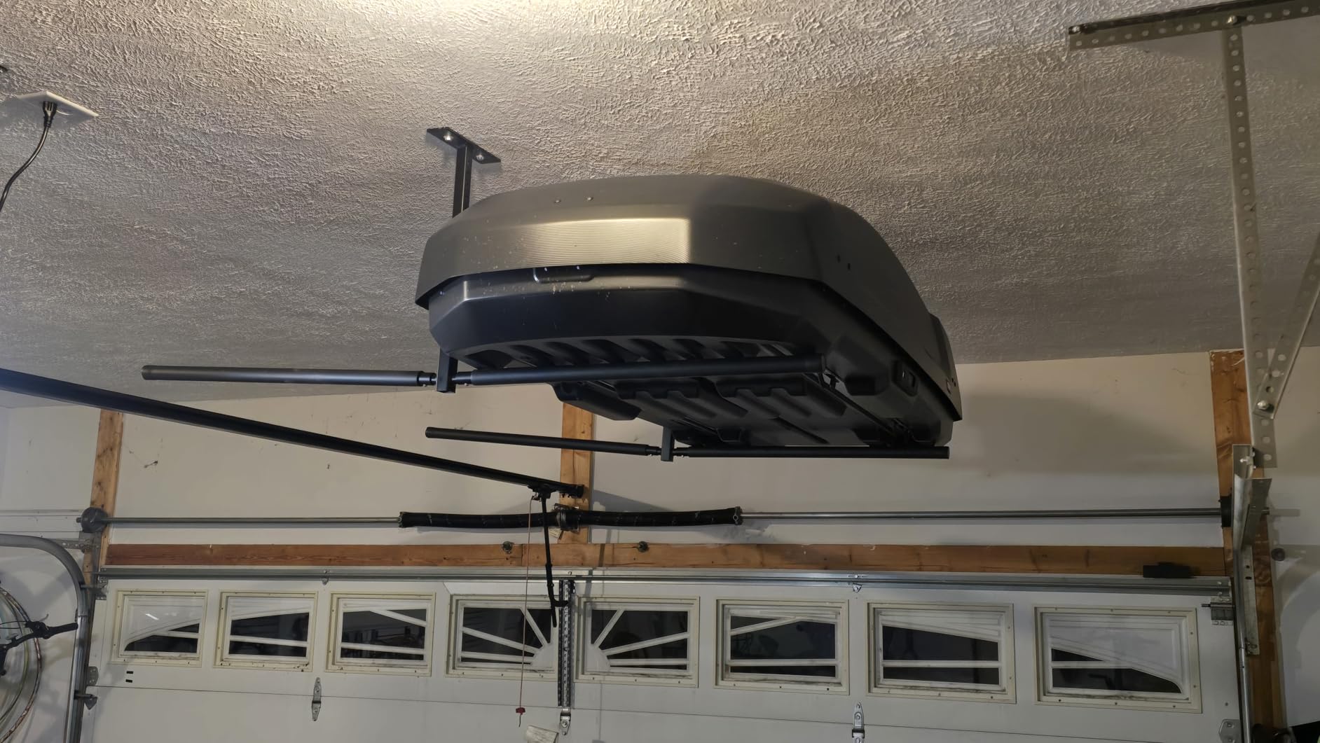StoreYourBoard Adjustable Kayak Ceiling Rack – Hi Port 2 Garage Ceiling Kayak Hanger | Adjustable Overhead Kayak Storage for Recreational & Touring Kayaks | Garage Organization customer photo 2