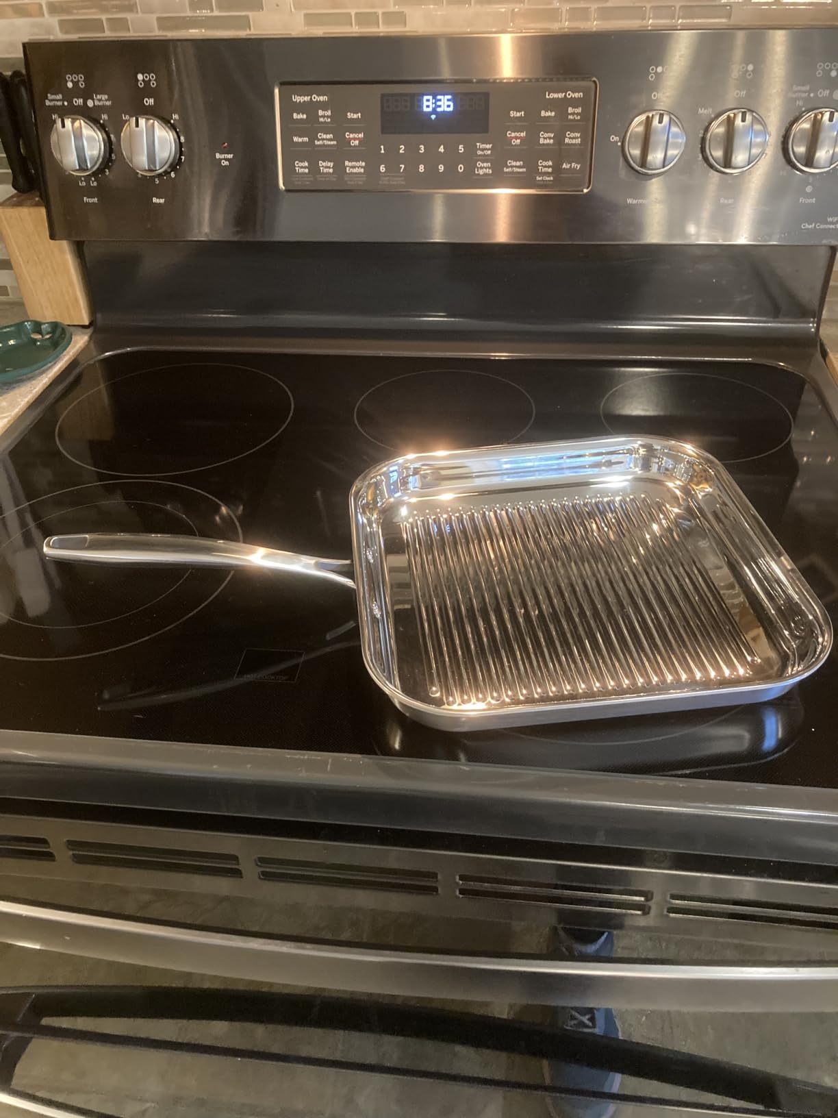 Tramontina Signature Tri-Ply Clad Stainless Steel 11-Inch Square Grill Pan | Induction-Ready, Dishwasher-Safe, NSF-Certified, Made in Brazil customer photo 1