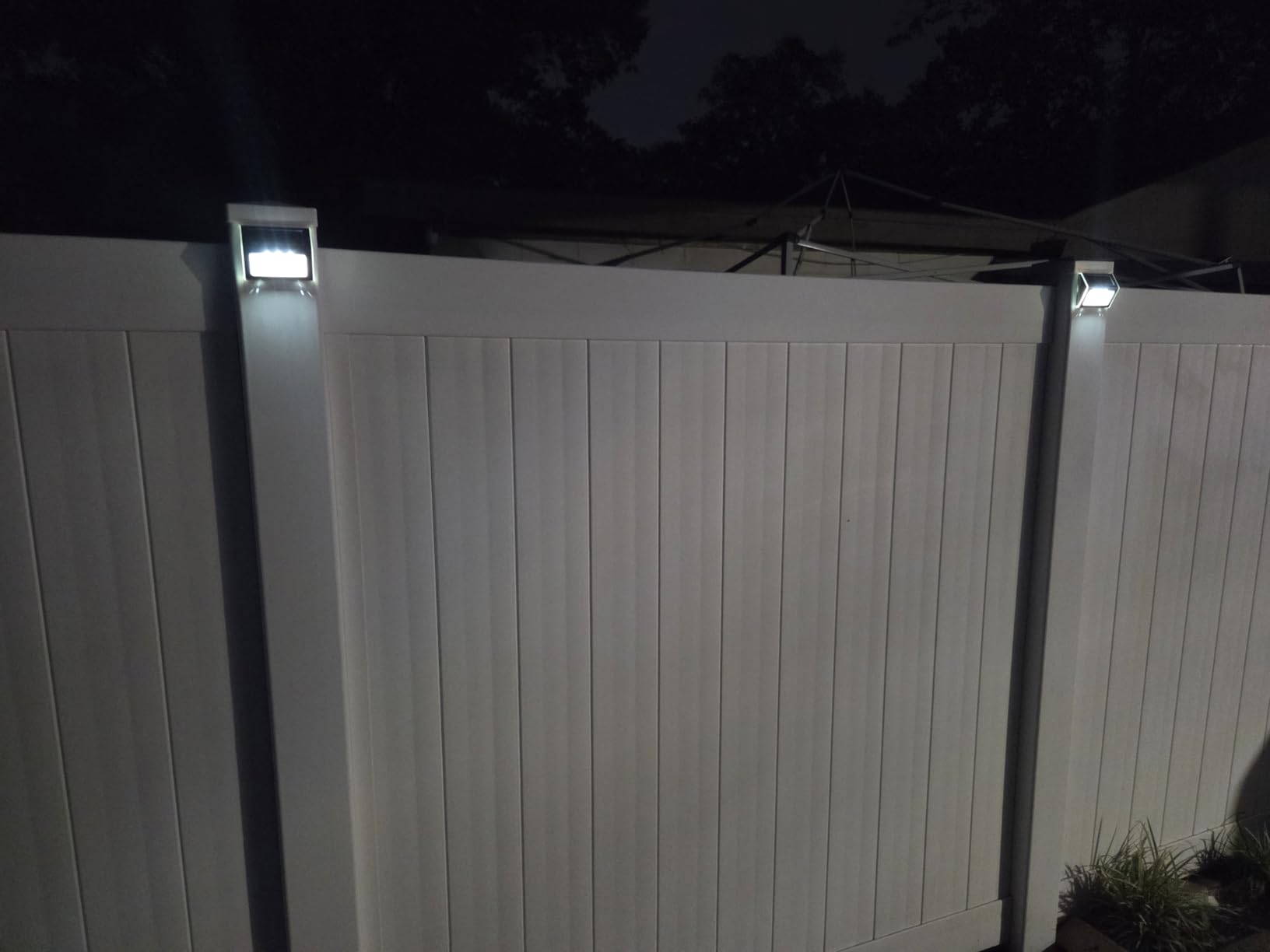 JSOT Solar Deck Lights Perfect for Fence, Step, Stair Decor-Cool White-12P customer photo 2