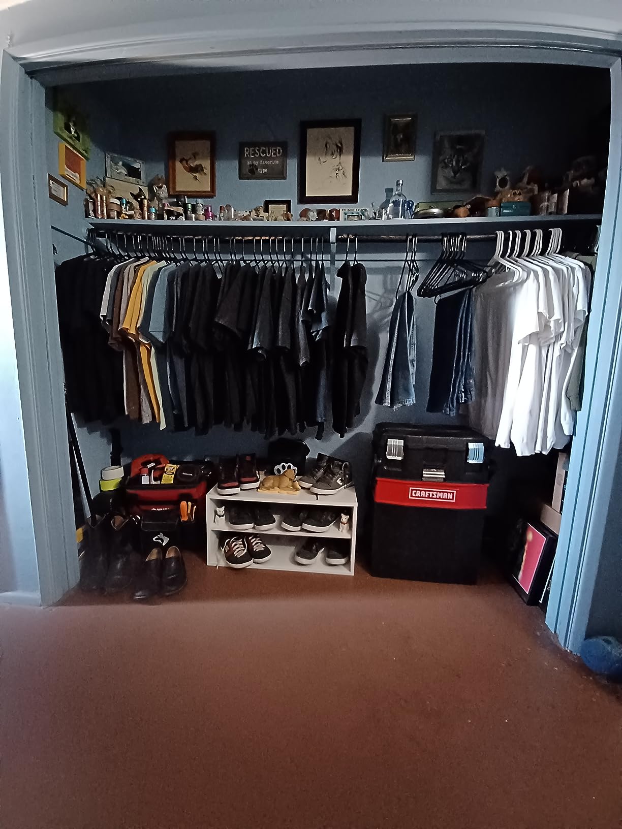CRAFTSMAN 22-in. Rolling Tool Box with Wheels, Black, Plastic, Lockable (CMST20880) customer photo 1