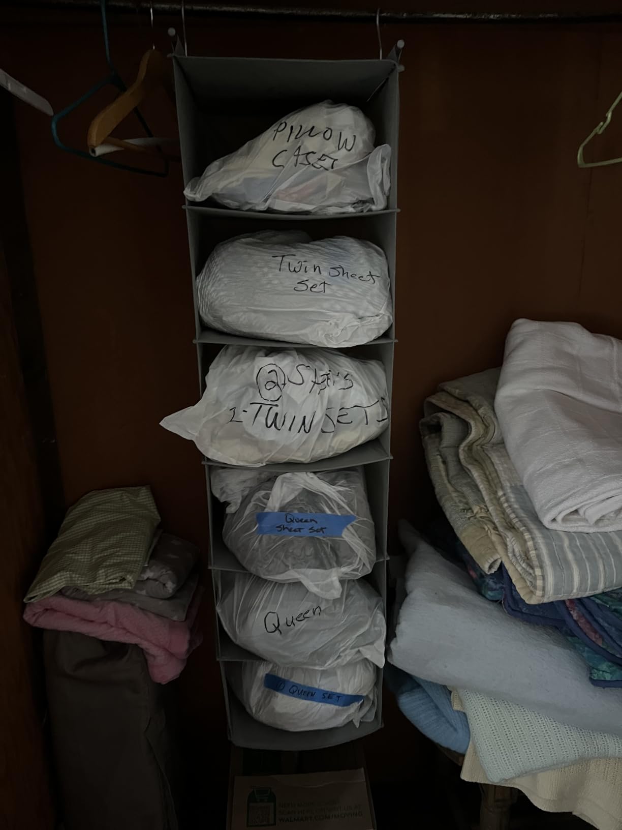 MAX Houser 6 Tier Hanging Closet Organizer with 2 Sturdy Hooks, Grey customer photo 2