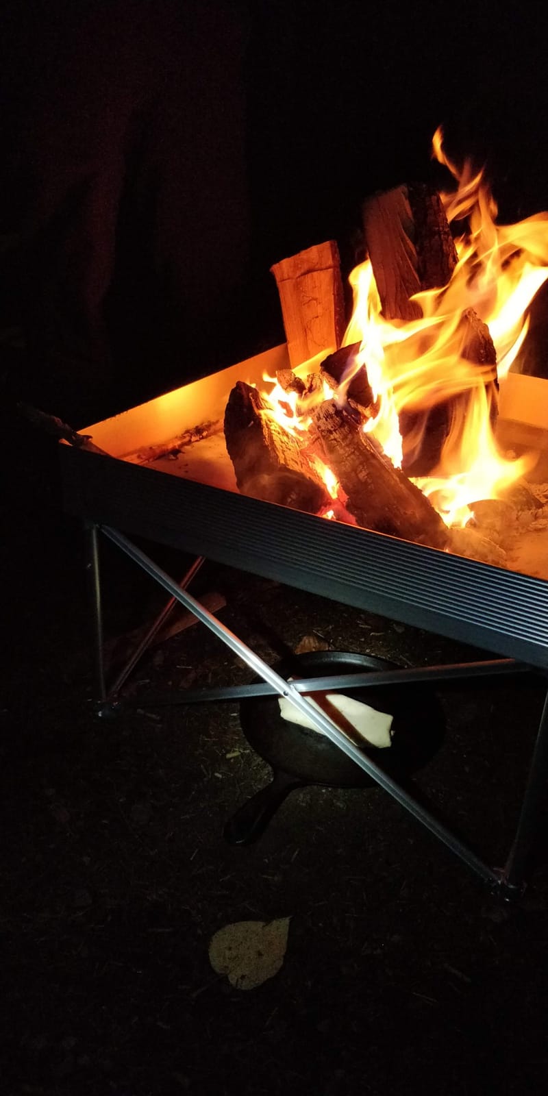 Fireside Outdoor Portable Fire Pit for Camping Fire Pit 24 Inch - Collapsible Pop Up Firepits for Outside, Portable Campfire Pits, Small Firepit for Outside, Weighs 7 lbs, Heat Shield NOT Included customer photo 2