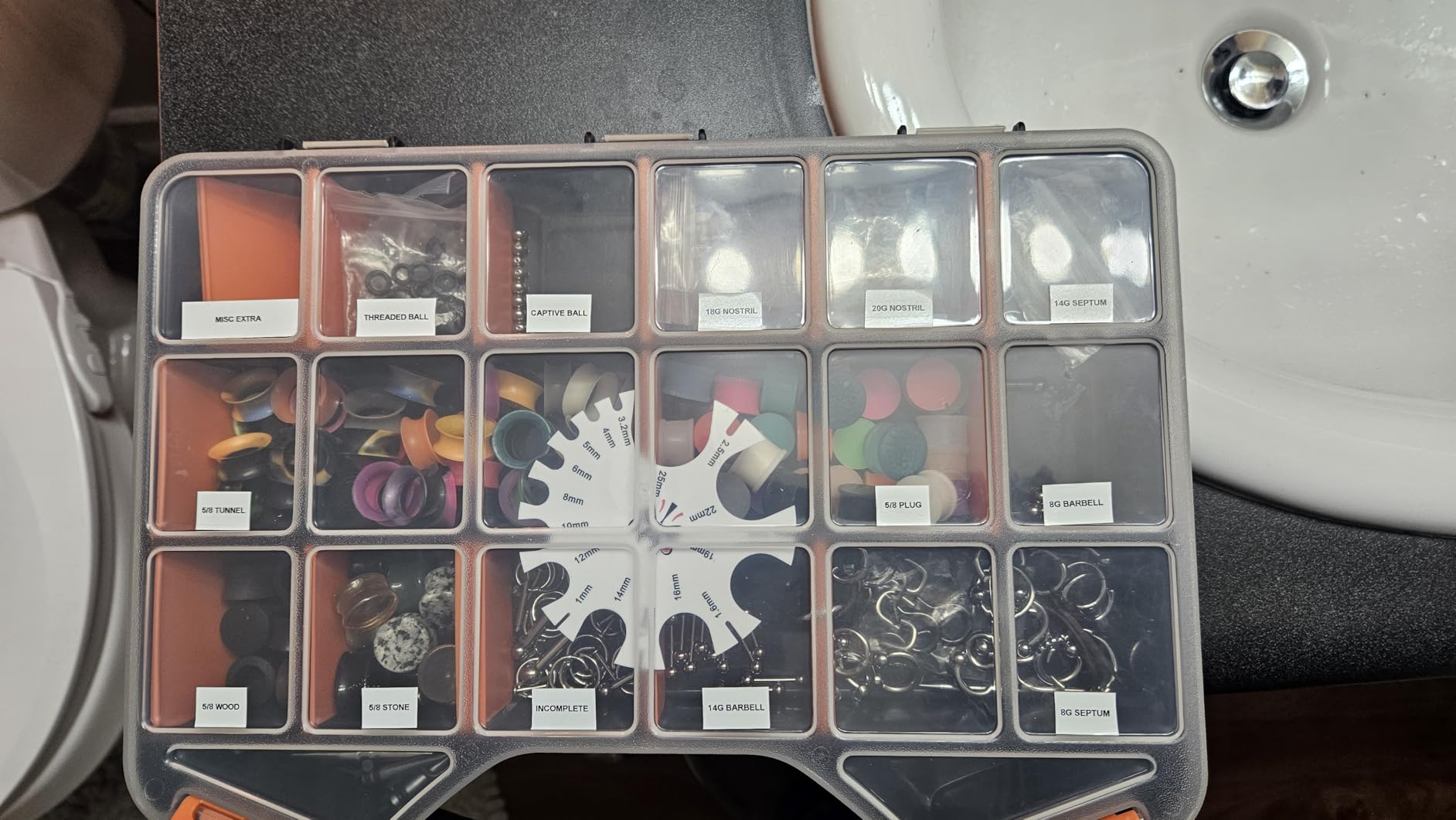 Massca Small Parts Organizer Box, Organize Screw, Hardware Case and Storage customer photo 1