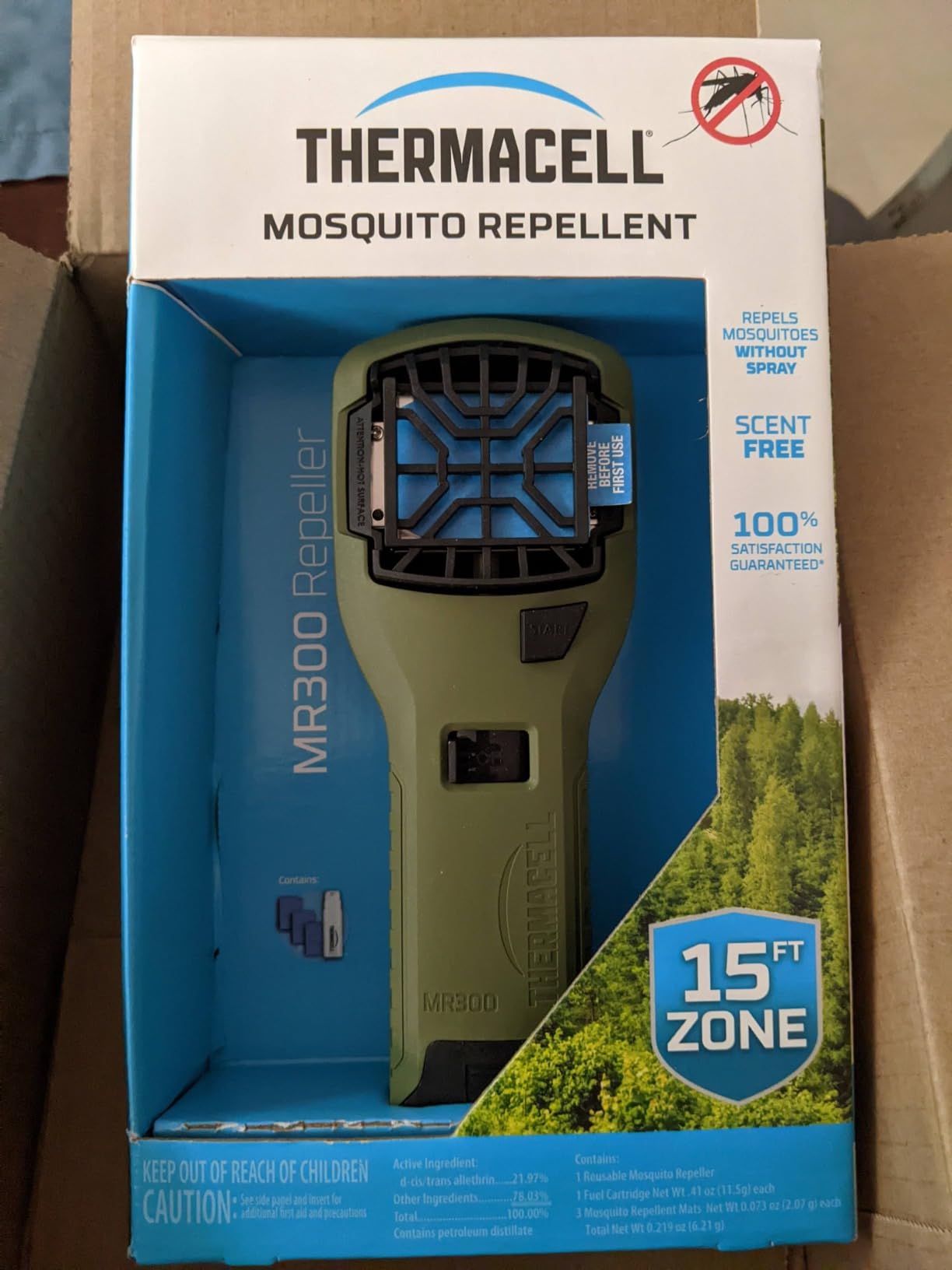 Thermacell Fuel-ZoneGuard Extreme Fuel Powered Mosquito Repeller, Green customer photo 2