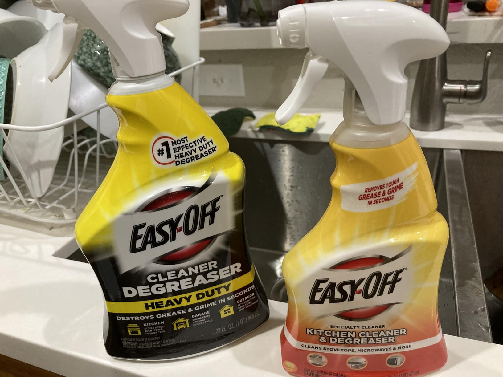 Easy-Off Heavy Duty Degreaser, Removes Grease & Grime, for Kitchen, Garage, Outdoor & More 32oz customer photo 1
