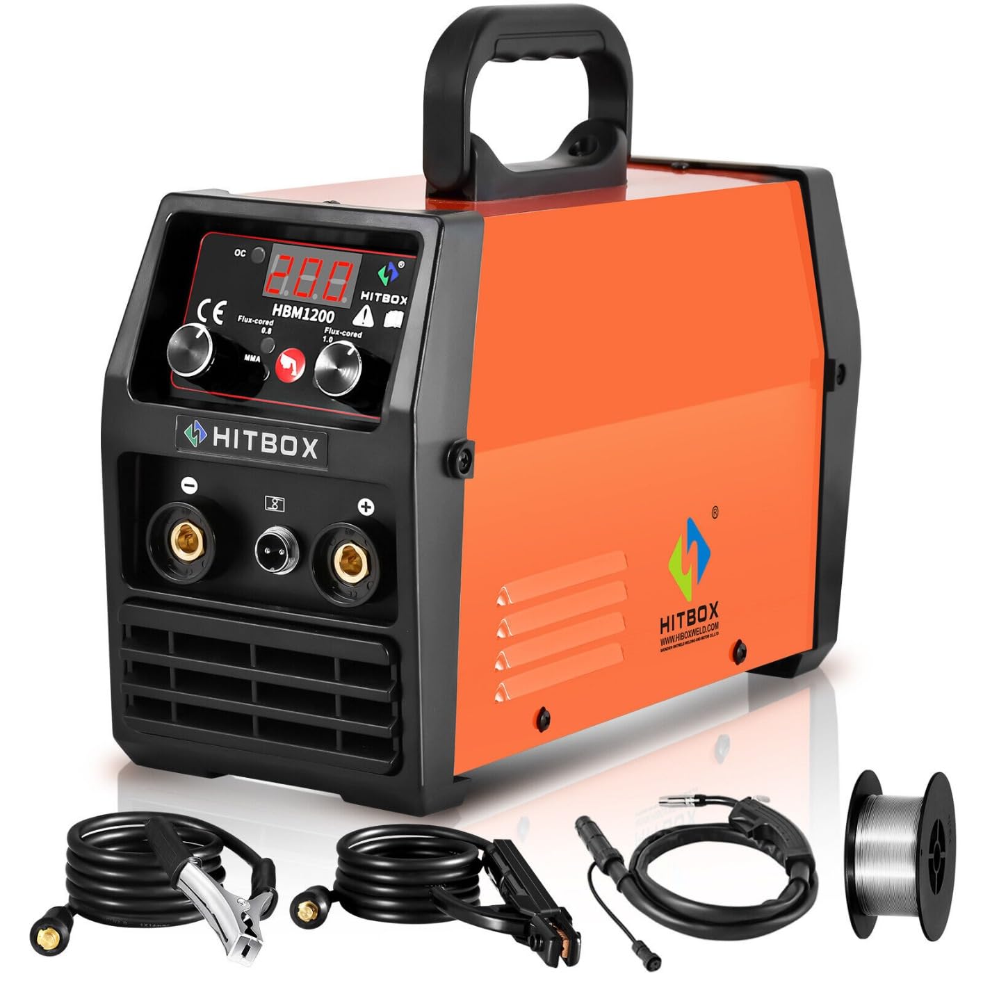 HITBOX 200A MIG Welder, 110V/220V Flux Core MIG/Lift TIG/Stick 3-in-1 customer photo 2