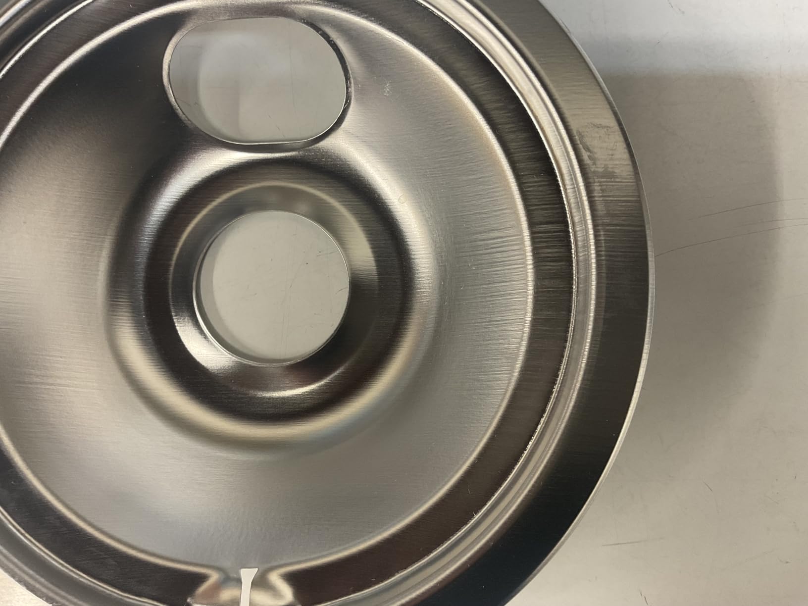 Chrome Steel Stove Drip Pans for Whirlpool Maytag Kenmore 4-Pack | Includes 2 x 6