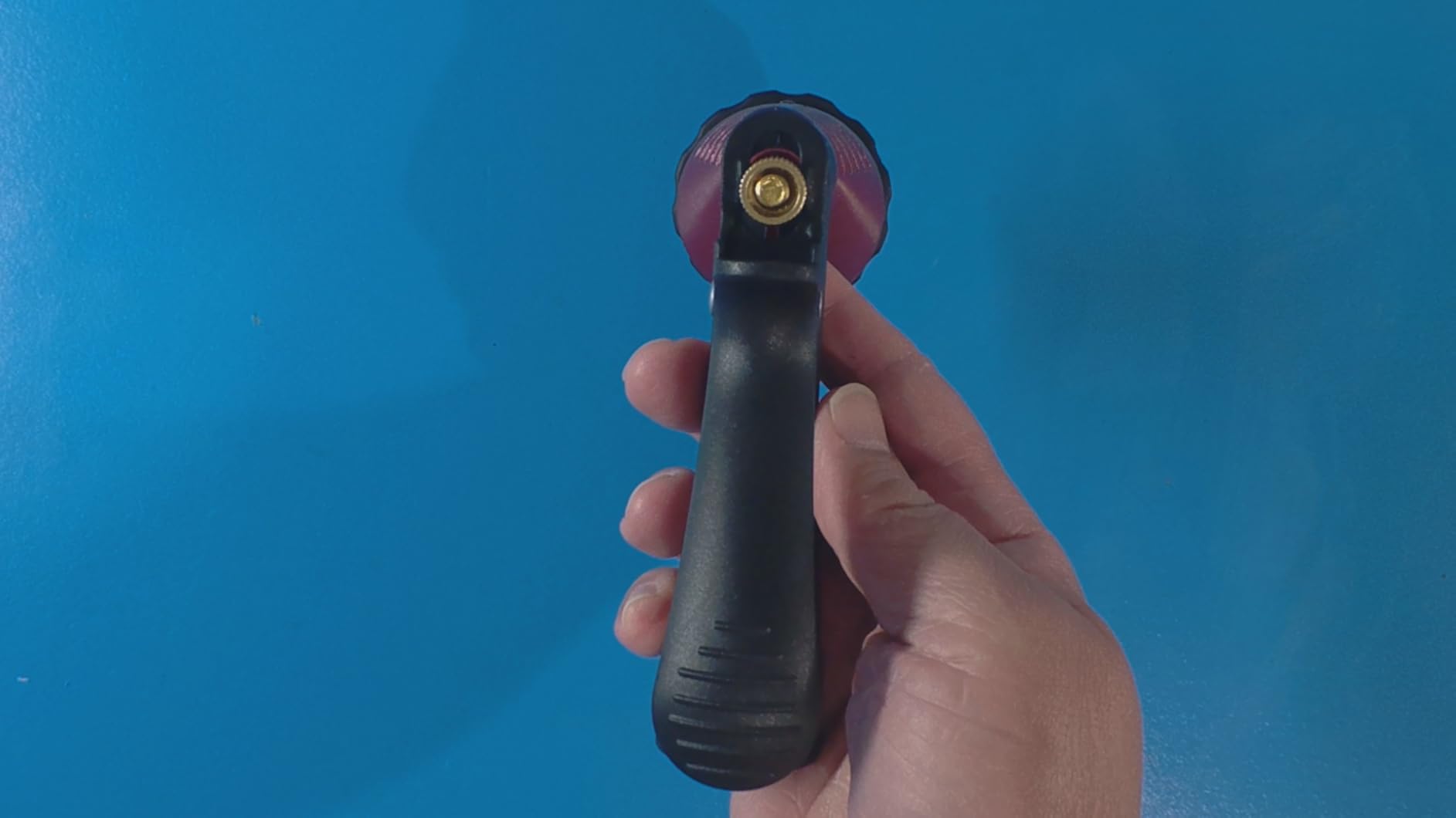 GREEN MOUNT Water Hose Nozzle Spray Nozzle, Metal Garden Hose Nozzle with Adjustable Spray Patterns, Perfect for Watering Plants, Washing Cars and Showering Dogs & Pets customer photo 2
