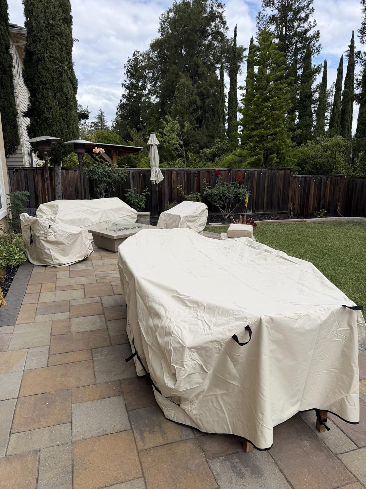 Porch Shield Waterproof Rectangular Patio Table Cover 108 x 70 inch customer photo 1