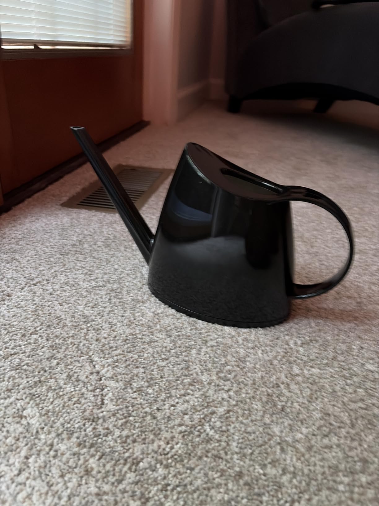 WhaleLife Small Indoor Plant Watering Can - 1.4L Dark Green Long Spout customer photo 2