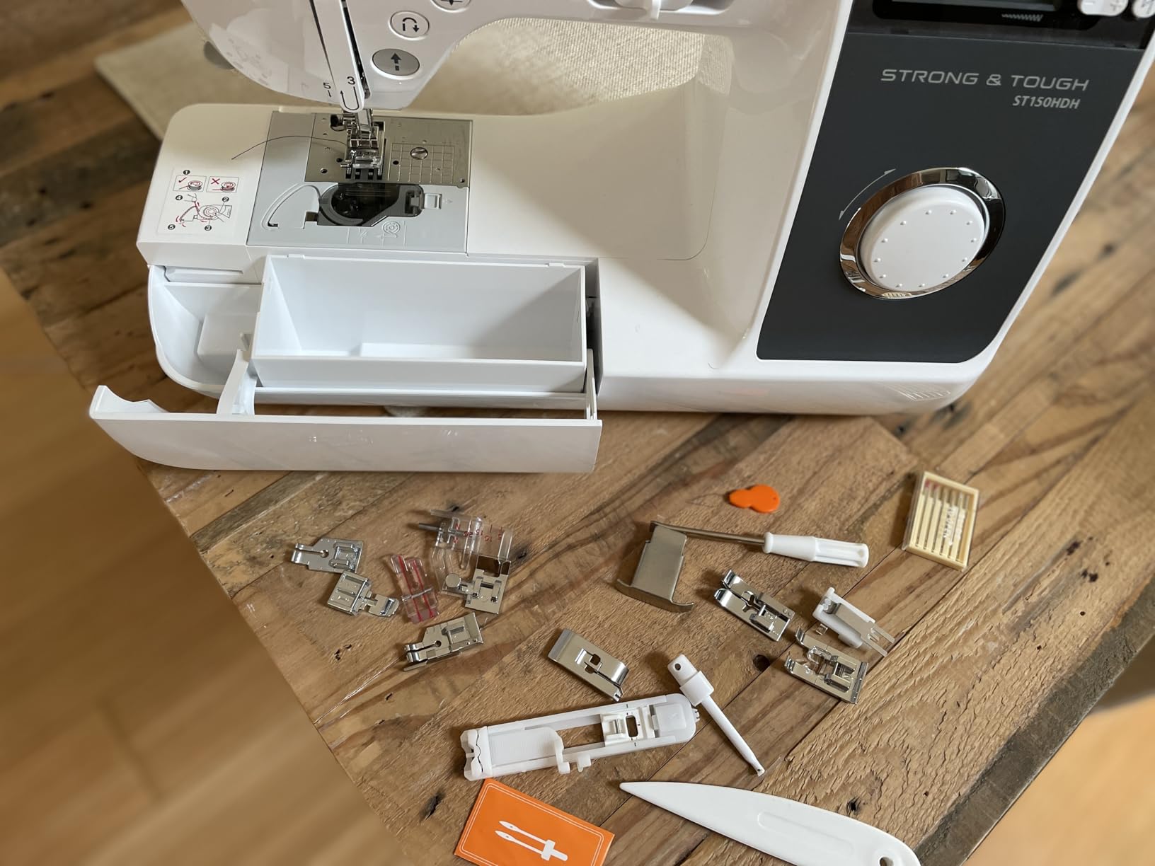 Brother ST150HDH Strong and Tough Sewing Machine, 50 Built-in Stitches, Heavy Duty Construction customer photo 1