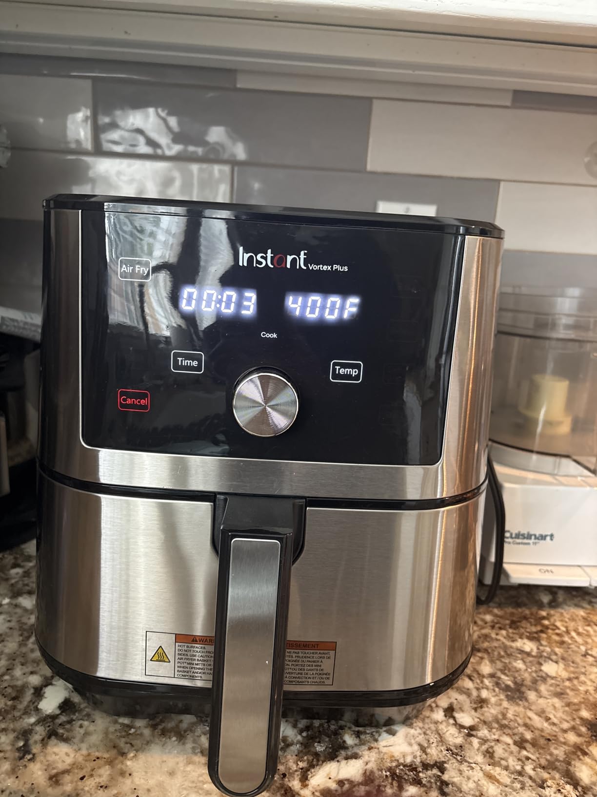 Instant Pot 6QT VORTEX Plus Air Fryer, 6-in-1, Air Fry, Broil, Dehydrate, Crisp, Roast, Reheat, Bake customer photo 2