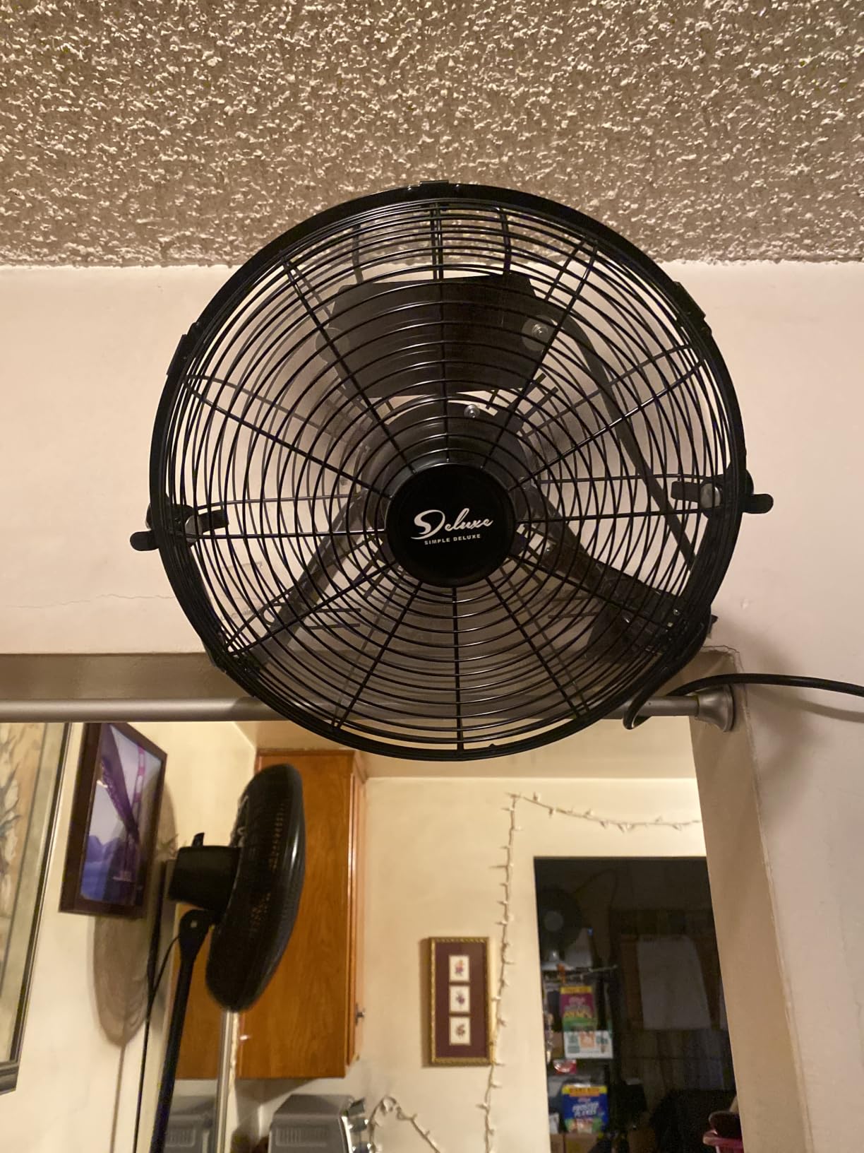 Simple Deluxe 20 Inch 3-Speed High Velocity Heavy Duty Metal Industrial Floor Fan for Warehouse, Workshop, Factory and Basement, Black, 1 Pack customer photo 2