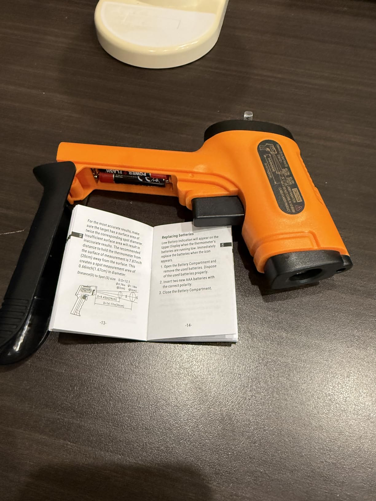 TempPro TempScan Infrared Thermometer Gun for Pizza Oven Griddle HVAC | Temperature Gun with Adjustable Emissivity, Infrared Thermometer for Cooking BBQ Meat Engine, Temp Gun with -58~1022°F customer photo 2